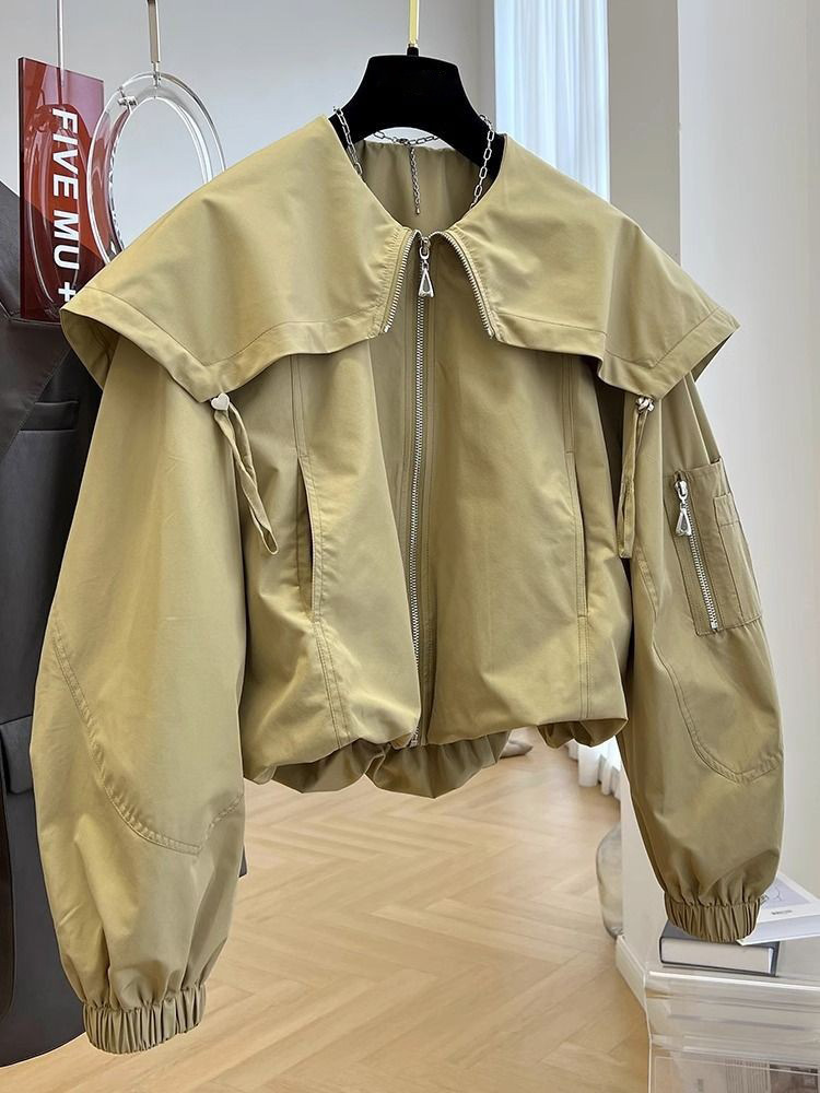 初回送料無料　カジュアルショート丈ジャケット　レーディスファション洋服　人気上着　コート