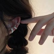 3個/セット韓国語版イン耳穴なし耳骨クリップ女性レトロハイエンド耳クリップ耳スタッド