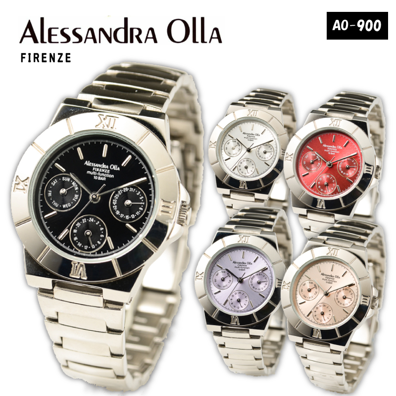 新着 Alessandra Olla 腕時計 レディース AO-900 ダイアモンドヘッド 株式会社  問屋・仕入れ・卸・卸売の専門【仕入れならNETSEA】