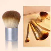4点/セット 化粧用ブラシ 竹の柄 ルーズパウダーブラシ アイシャドウブラシ 美容ツール