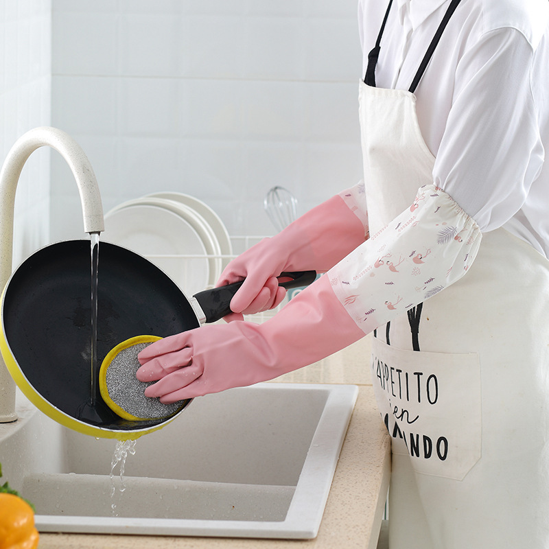 茶碗を洗う  手袋  家事  ゴム  キッチン  耐久性  洗濯する  プラスチック  きれいに  防水