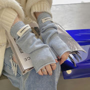 ニット手袋　デザイン　韓国ファッション　秋冬　レディース　かわいい　全6色