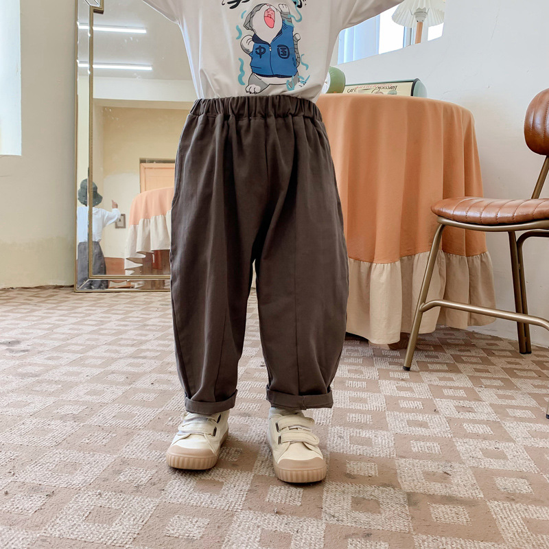 韓国風子供服　韓国ファッション 可愛い 　ロング　パンツ　ファッション　