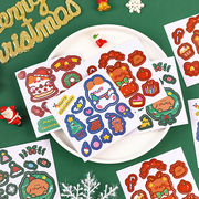2023人気DIYクリスマス可愛いシール手帳グーカード装飾素材キャラクター手帳ステッカー