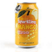 【韓国】 SFC マンゴーソーダ  350ml 炭酸ソーダ 韓国ドリンク 人気　新商品