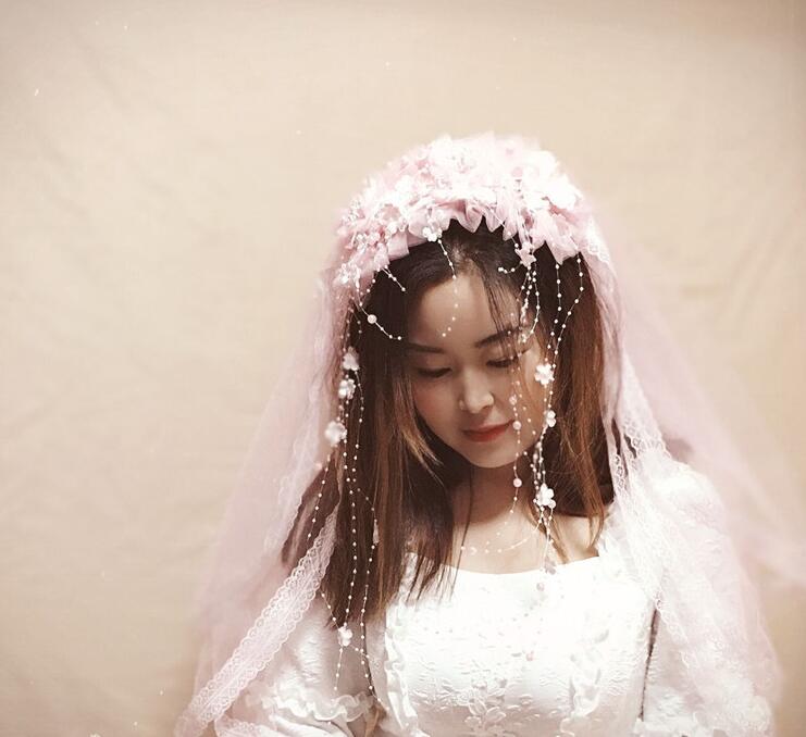 Lolita系   小物  髪飾り カチューシャ ベール  結婚式 花嫁  成人式 卒業式 ヘアピン 髪飾り  ベール