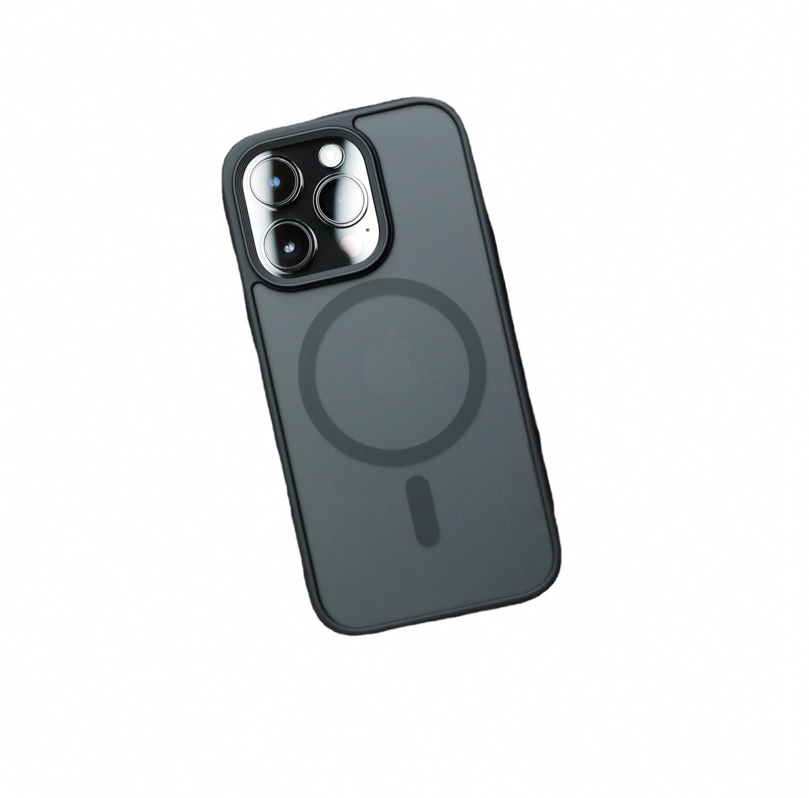 Apple 14Pro 皮膚感覚磁気吸引携帯電話ケース magsafe 充電ケース iPhone13