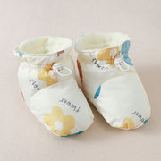 新型の新生児用保温靴冬の厚手外履き乳幼児用足カバーソフト底綿靴 11cm