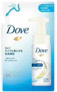 ダヴ　３ｉｎ１　メイクも落とせる洗顔料　詰替１２０ｍｌ