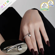 幾何 指輪 リング 高級感 アクセサリー 金属リング 素敵なデザイン 開口指輪