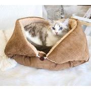 ペットベッド ドッグハウス 柔らかい 家用 洗える犬 猫 ハウス ベッド   ふわふわ 冬用