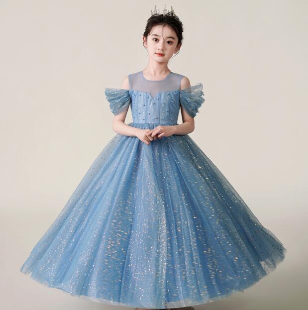 キッズ・女の子 衣装・ウェディングドレス・お姫様のワンピース・演出の服/お誕生日適用/披露宴/写真撮影