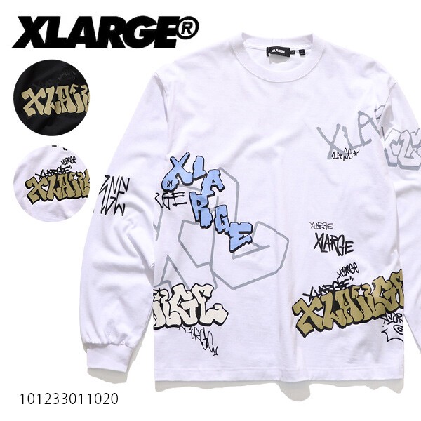 エクストララージ【X-LARGE】GRAFFITI L/S TEE XLARGE ロンT 長袖 ...