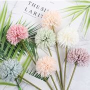 ins キクタケ  造花  母の日 誕生日 写真 お花  インテリア 花束  装飾 撮影道具   6色