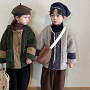 ★Girls＆Boys★　 子供ジャケット　80~140cm　もこもこテディーコート　韓国キッズファッション
