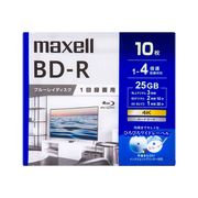 【特価ONK20231104】MAXELL BD-R BRV25WPG.10S