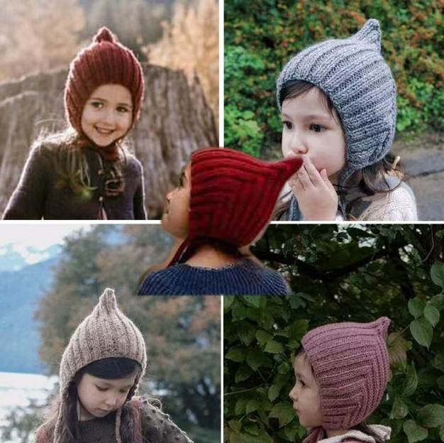 新作 韓国風子供服   キャップ  子供帽子   ニット帽子  ハット  3色