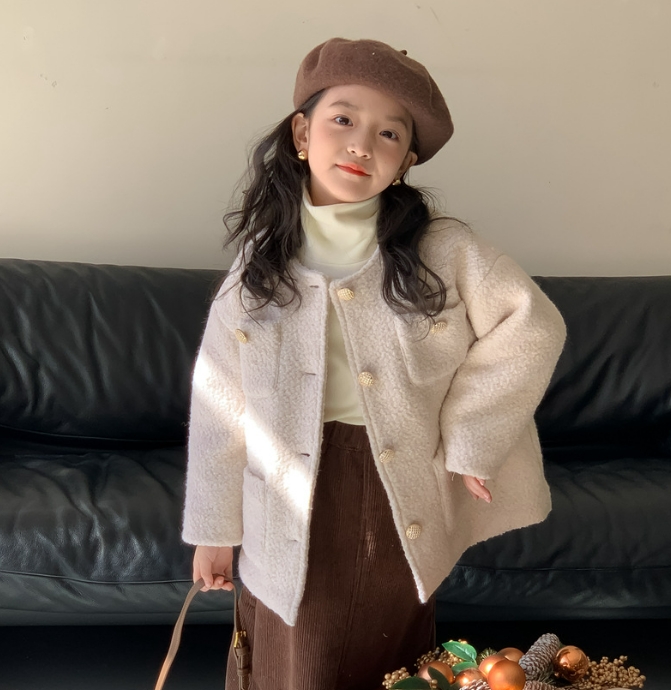 秋冬新作 韓国風子供服   ベビー服   トップス   コート   女の子  長袖