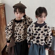 ★Girls＆Boys★　 子供ニット　80~140cm　レオパートンセーター　韓国キッズファッション