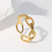 2023 ステンレスリング 指輪 太幅 幅広 ジルコニア アクセサリーファッション指輪