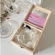 雑貨 木質 収納ボックス  ギフトボックス   プレゼント 透明  ポータブル  撮影用具 装飾用品  梱包箱