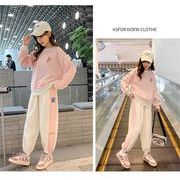 2023新作 女の子の冬のレジャー2点セット120-170cm