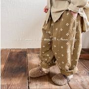 2024春新品 ベビー服  韓国風子供服 男女兼用 ロングパンツ パンツ ズボン ins 2色