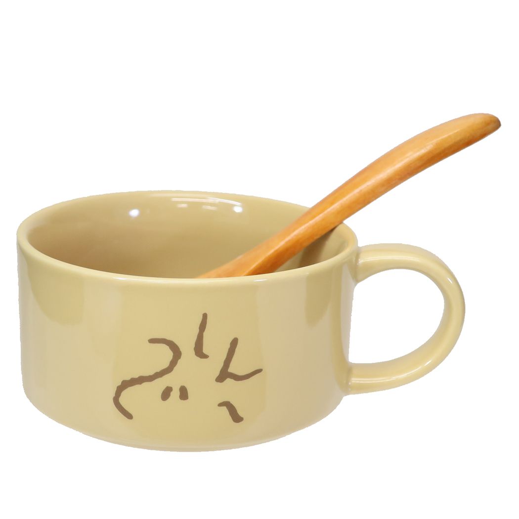【マグカップ】スヌーピー スープカップ＆スプーン ウッドストック
