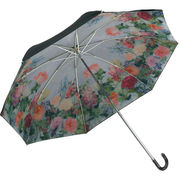 名画折りたたみ傘（晴雨兼用）アーチストブルームカッティングガーデンＡＢ－０２７０４