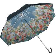 名画折りたたみ傘（晴雨兼用）アーチストブルーム ジョイオブガーデン AB-02702