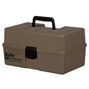 ベストコ ツールボックス 仕切式 ガレージ DIY 工具箱 パーツ ブラウン Boite