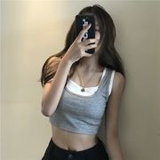 キャミソールショート丈