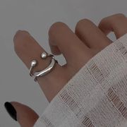 気質 INS 大人気 アクセサリー デザイン感   韓国風  リング   レディース   開口指輪  シンプル  レトロ