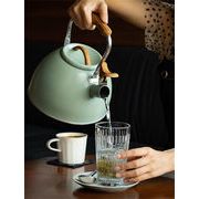 品質は本当に素晴らしいです やかんを鳴らす お茶を入れる コーヒーポット 欧米 笛を鳴らすポット 3L