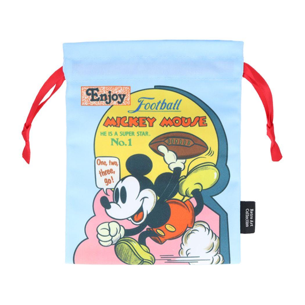 【巾着袋】ミッキーマウス 巾着袋 カレンダーアートA