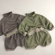 【2024春新作】韓国風子供服 ベビー服 キッズ 男女兼用  ニット セーターORパンツ　