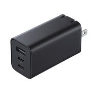 USB PD対応AC充電器【PD65W・C×2＋A×1】