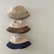 ★全3色★　子供帽子　バケットハット　ベビーハット　紫外線対策　韓国キッズハット