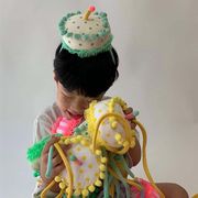【2024春新作】 ペットINS雑貨 バースデーケーキ 帽子 イベント用品 お祝い 装飾 撮影道具 記念写真 5色