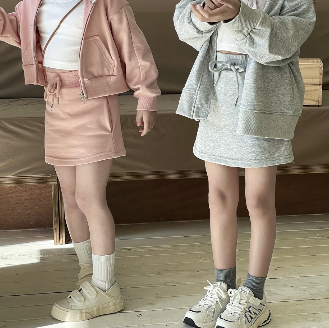 2024 夏新作  韓国風子供服  ベビー服  女の子  ボトムス  スカート  カジュアル  2色