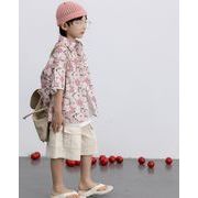 2024 ins  韓国風子供服   ショートパンツ  ボトムス 子供ズボン  五分パンツ