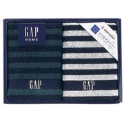 GAP HOME NEWボーダーギフト ウォッシュタオル2枚セット 54-3049150