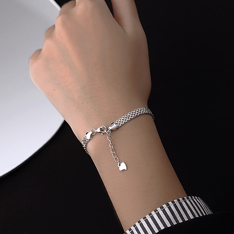 925シルバー  ブレスレット　アクセサリー ブレスレット　ハンドメイド  アクセサリーパーツ