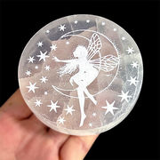 月の女神 セレナイト エナジープレート 【妖精】浄化アイテム 天然石