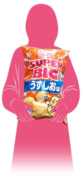 ▼ポテチページ△ スーパービッグ SUPERBIG ポテトチップス3種アソート お菓子