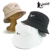 LARKiNSロゴ刺繍ツイルバケットハット　ヤング帽子