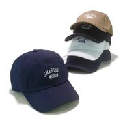 SHF－カレッジロゴ刺繍ツイルコットンローキャップ　ヤング帽子