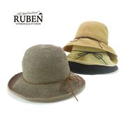 　Ruben細編みペーパーデイリーキャペリンハット　レディース帽子