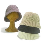 　ケーブル編みサーモクローシュハット（消臭）　ヤング帽子