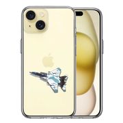 iPhone15 側面ソフト 背面ハード ハイブリッド クリア ケース 航空自衛隊 F-15J アグレッサー4